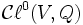 \mathcal{C}\ell^0(V,Q)\,