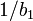 1/b_{1^{ }}