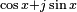 \scriptstyle{\cos x+j\sin x}