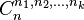 C_{n}^{n_1,n_2, \ldots, n_k}