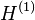\,\! H^{(1)}