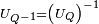 \scriptstyle U_{Q^{-1}} = \left( U_Q \right) ^{-1}