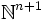 \mathbb N^{n+1}