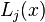 \, L_j(x) 