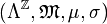 (\Lambda^\Z, \mathfrak{M}, \mu, \sigma)