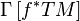 \Gamma\left[f^*TM\right]