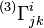 {}^{(3)} \Gamma^i_{jk}