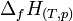  \Delta_f H_{(T,p)}~