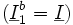 (\underline{I}_1^b=\underline{I})