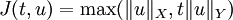 J(t,u)=\max(\|u\|_X,t \|u\|_Y)
