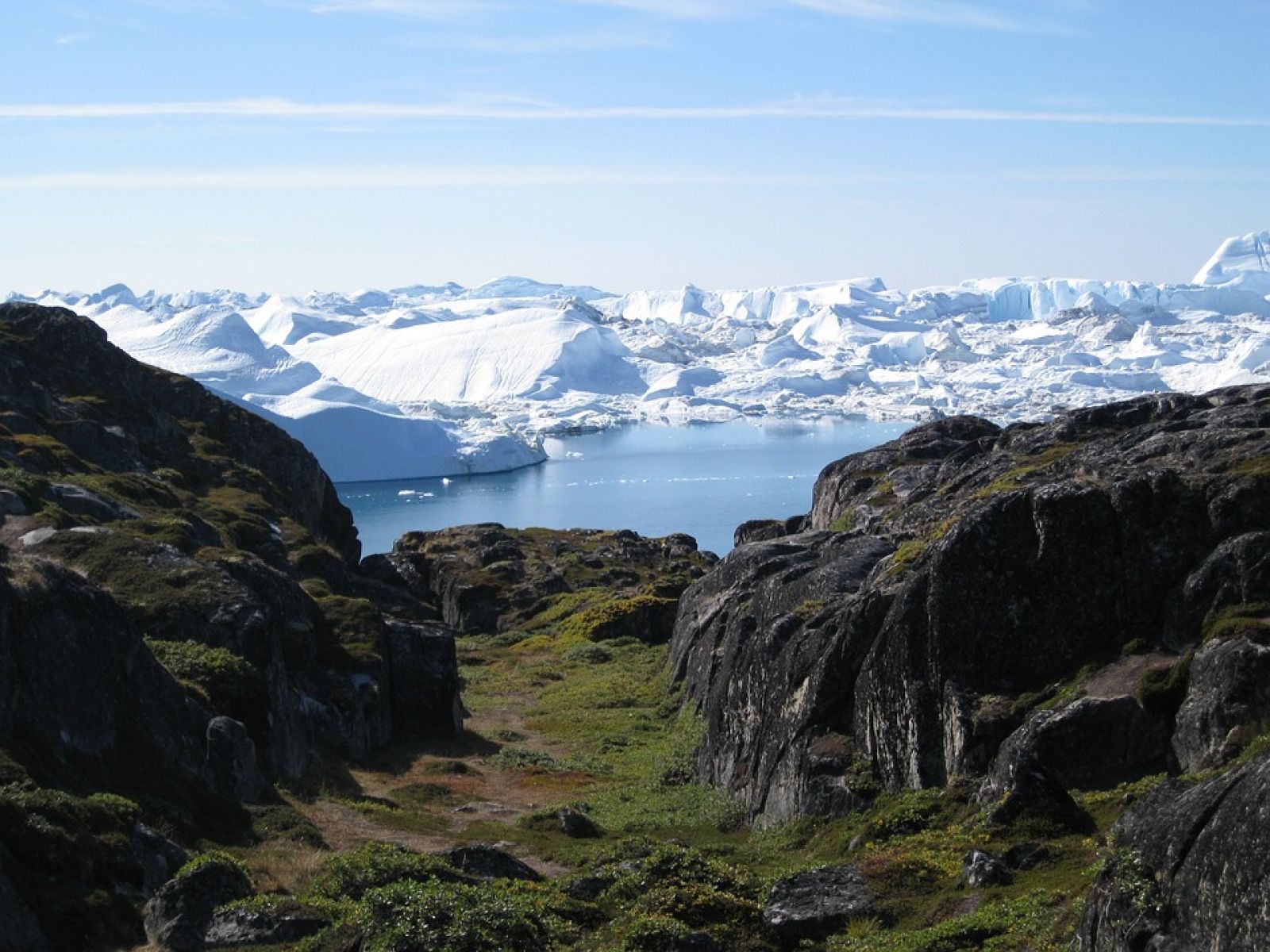 Visualizzazione del cambiamento climatico in Groenlandia