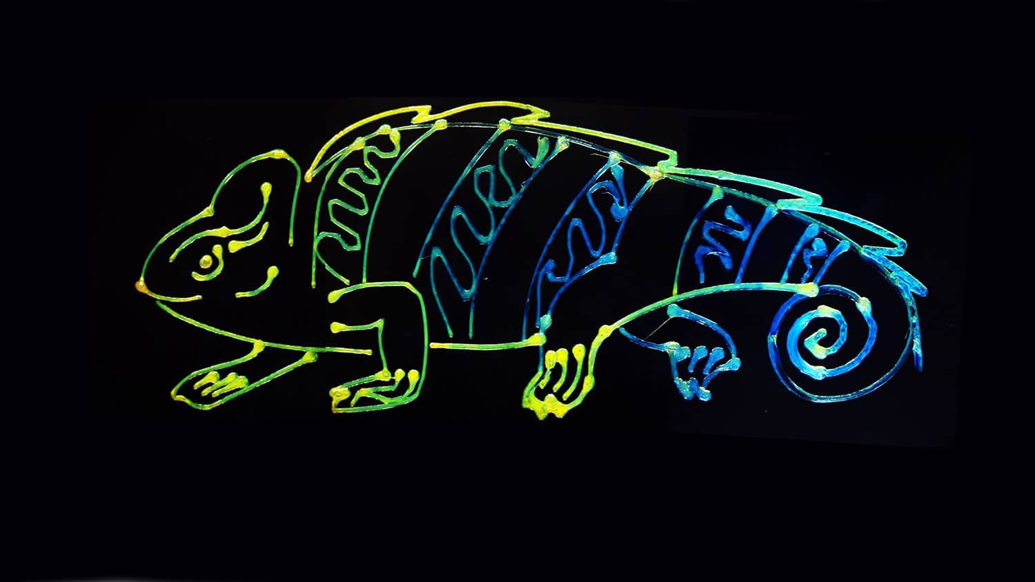 💥 This technology, inspired by chameleons, enables multicolor printing using just one ink