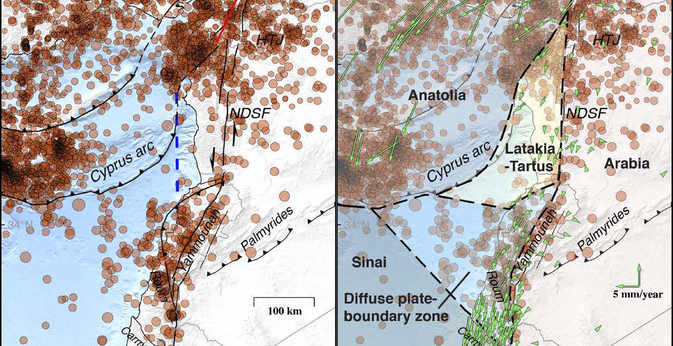 🧬 New tectonic plate discovered in the Middle East