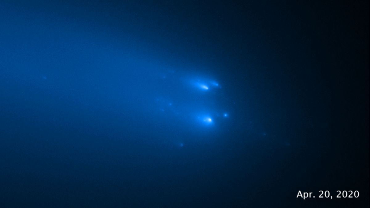 🔭 Comet C/2023 A3, soon to be visible to the naked eye, is fragmenting?