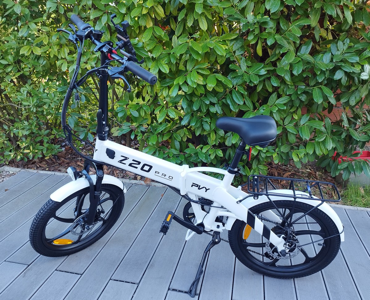 Test/review vélo électrique PVY Z20 Pro: élégance, praticité et