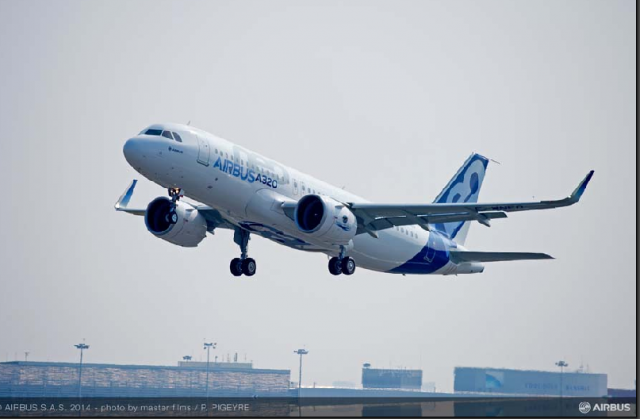 Premier vol de l'Airbus A320neo