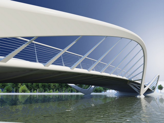 Pays-Bas: trois passerelles aux formes galbées pour la Cité du Soleil