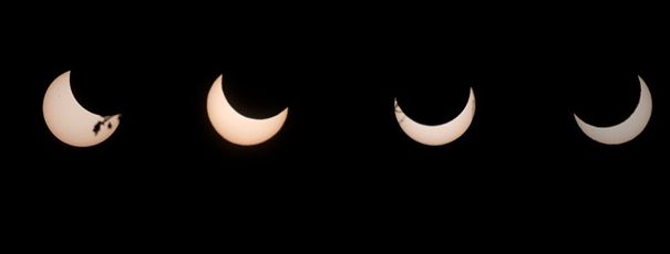 Eclipse solaire du 4 janvier 2011 en images