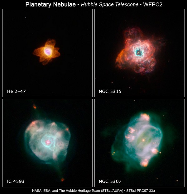Hubble photographie des étoiles à l’agonie