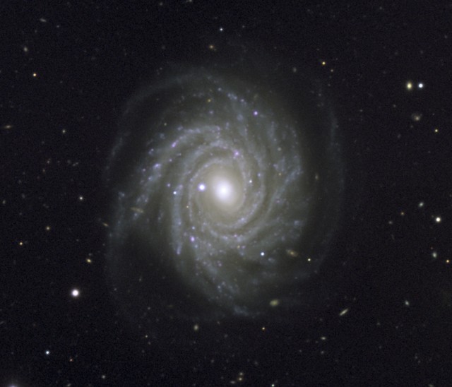Une turbulence cosmique au sein d’une belle galaxie en spirale