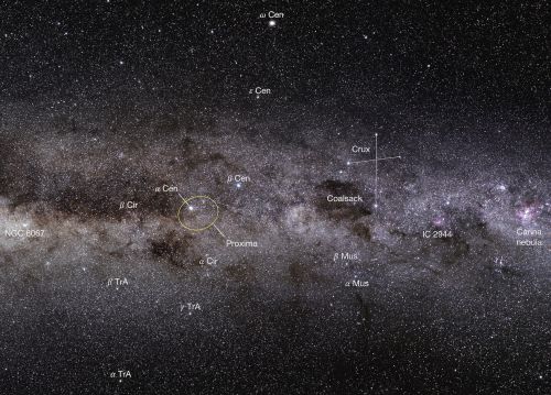 Proxima est liée à Alpha Centauri