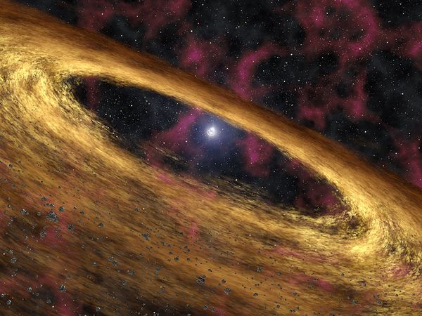 Des planètes qui naissent autour d’une étoile morte