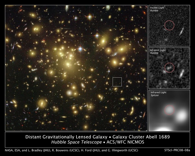 L’une des plus jeunes et brillantes galaxies de l’univers primordial