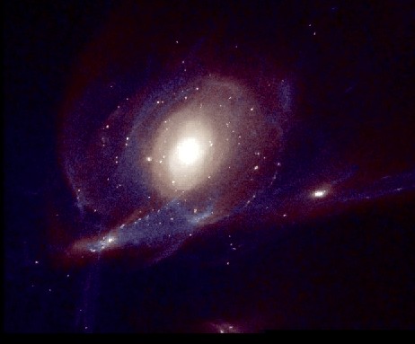 Simulation de la formation d'une galaxie elliptique