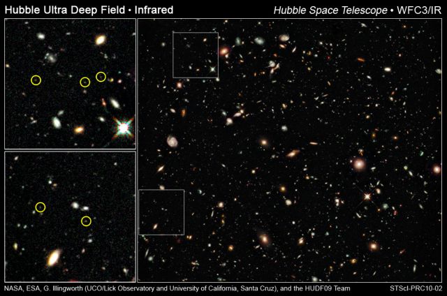 Hubble observe le "territoire inexploré" de galaxies primitives