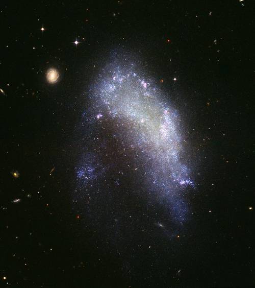 La destruction imminente d'une galaxie