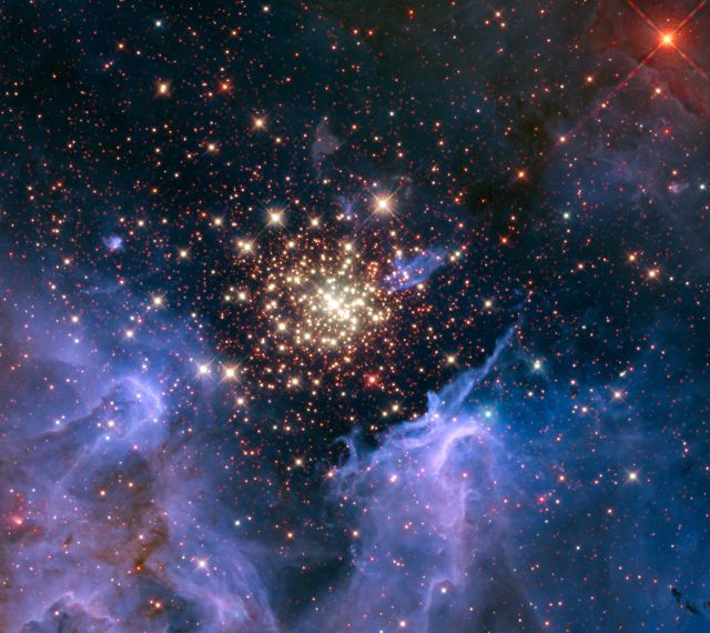 NGC 3603: un feu d'artifice céleste