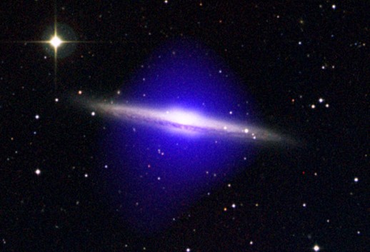 La détection du halo d’une galaxie confirme les simulations théroriques