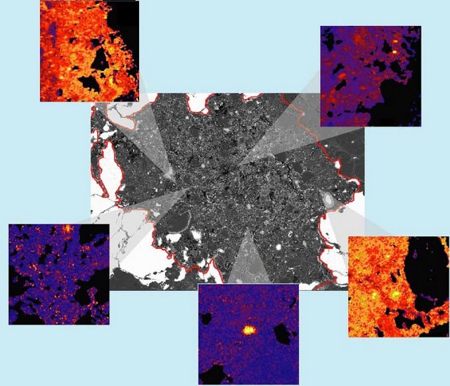Une surprenante inclusion dans la météorite d'Isheyevo