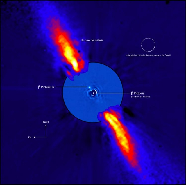 L'exoplanète géante autour de Bêta Pictoris probablement imagée