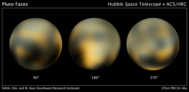 La nouvelle carte d'Hubble de Pluton montre des changements de surface