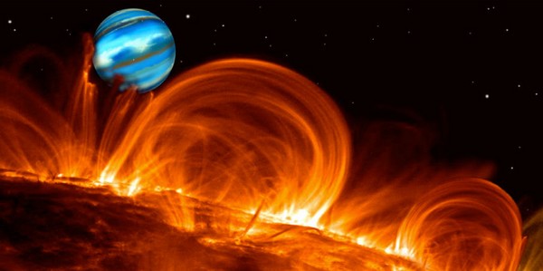Une exoplanète plongée dans la magnétosphère de son étoile