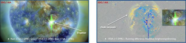 La plus forte éruption solaire depuis plus de quatre ans