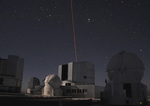 Une étoile artificielle dans le ciel