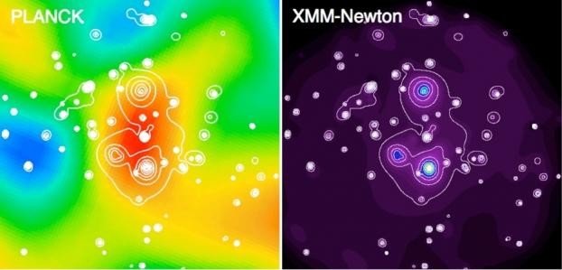 Planck: première découverte d'un superamas de galaxies grâce au rayonnement fossile