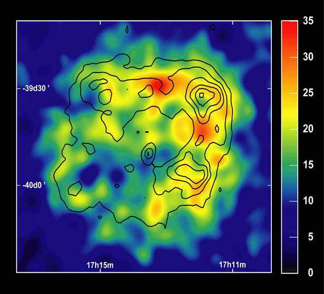 Première photo d'une supernova en rayons gamma