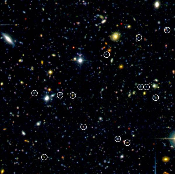 Découverte de nombreuses galaxies formées peu de temps après le Big Bang