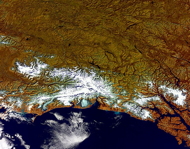 Un cadeau de l’ère glaciaire vu de l'espace