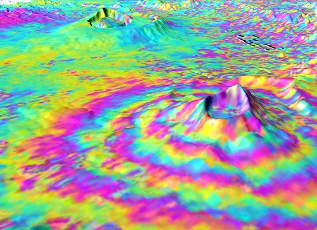 Grand Rift : un soulèvement volcanique vu de l'espace