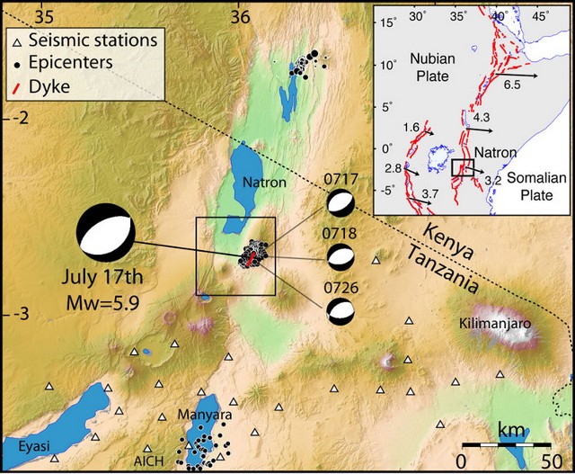 Premiers décryptages de séismes de la « Rift Valley »
