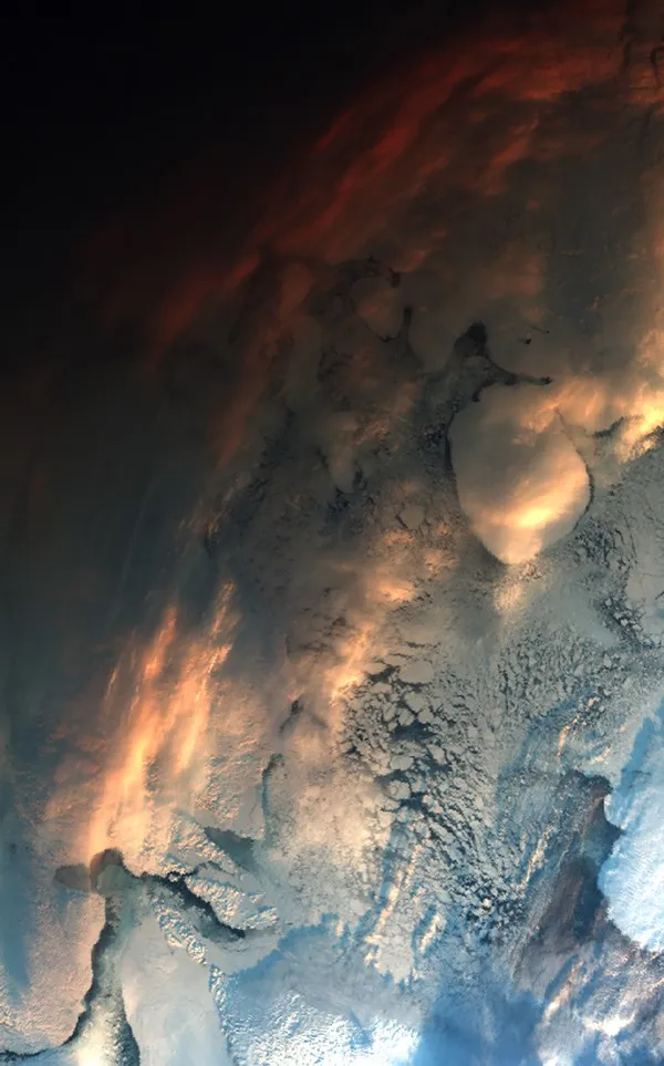 L’arctique canadien vu de l’espace
