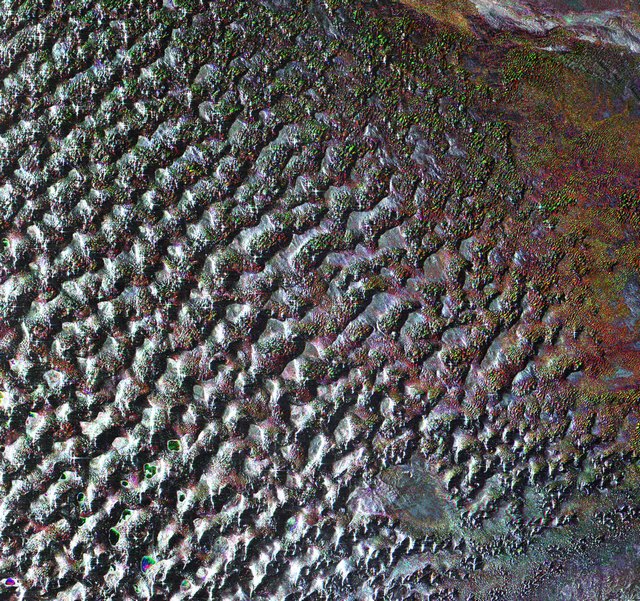 Le Désert de Gobi vu de l'espace