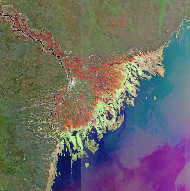 Le "Paradis des pêcheurs" vu de l'espace