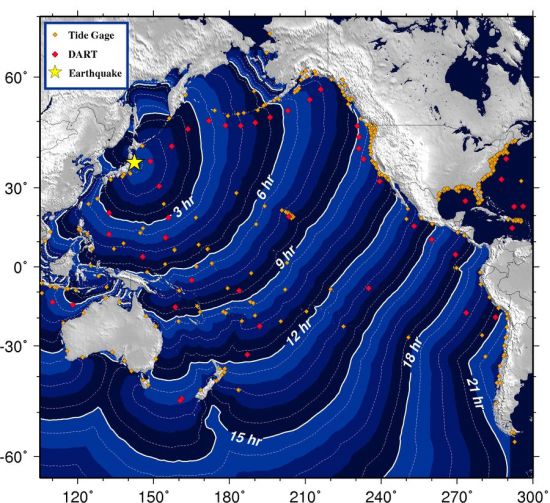 La Californie est exposée à un risque de tsunami
