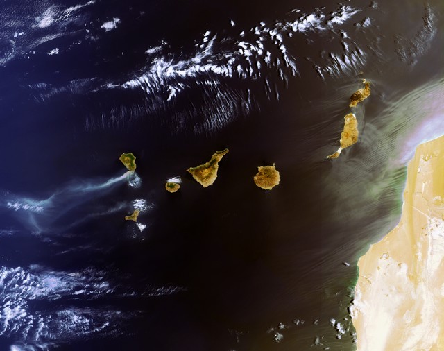 Les incendies des Canaries vus de l’espace