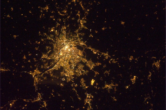 L'ancienne capitale des Gaules vue de l'espace
